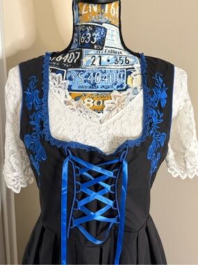 Scarlet Darkness Dirndl Dress US Size M EU 38